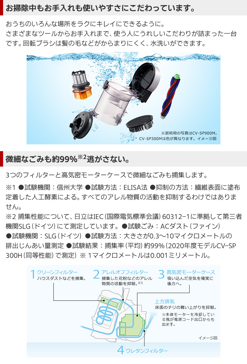 日立サイクロン式クリーナーCV-SP300M機能03